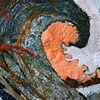 detail of Rogue Wave with Fist Wave