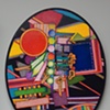 No title - oval panel