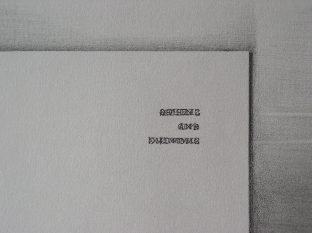 graphite drawing book photocopy by Molly Springfield