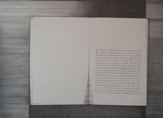 graphite drawing book photocopy by Molly Springfield