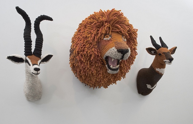 Gazelle, Lion, Bushbuck