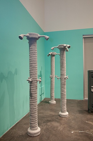 Locker Room (detail of showers)