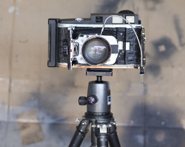 4x5 instant film camera