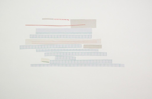 collage, lines, china, shanghai, abstract, drawing, contemporary art 