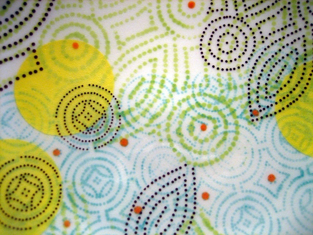 Meredith Host Ceramics Porcelain DotDotDash Salad Plate
