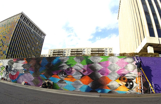 23rd Street Mural
in collaboration with MasPaz, Miss Chelove & Criomatic
Crystal City, Arlington, VA