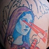 In Progress Marie Tattoo