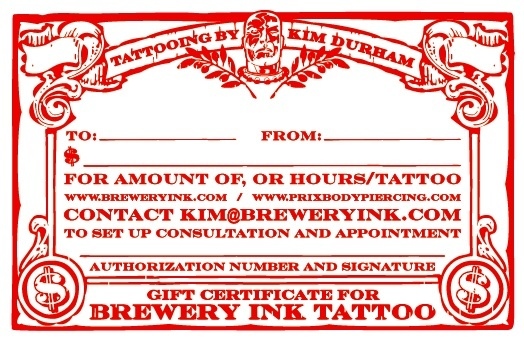 gift certificates
