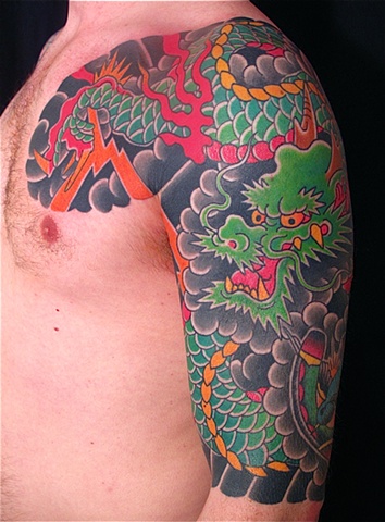 kiku dragon half sleeve kiku dragon half sleeve