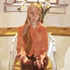 Dena meditating