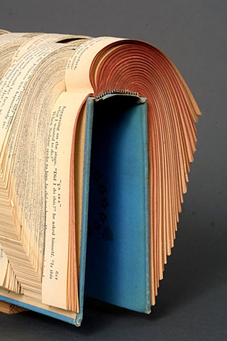 altered, alter, altered book, altered bookwork, bookworks, unique, one of a kind, cut paper, facebook, political art, installation