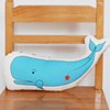 whale pillow in blue