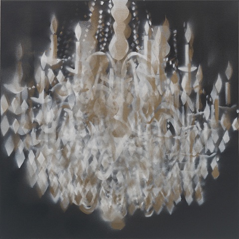 Chandelier- Gold