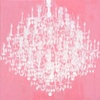 Chandelier- Pink