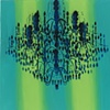 Chandelier Green Stripe