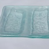 *Glacier* Recycled Glass Tray - 2 Condiment Dish