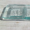 *Glacier* Recycled Glass Tray- Narrow 3 Dip Tray