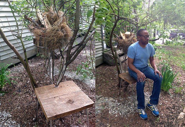 Nesting Chair for Charlie (Yardbird), Sun Ra and the Urban Thrush with Bird Mix