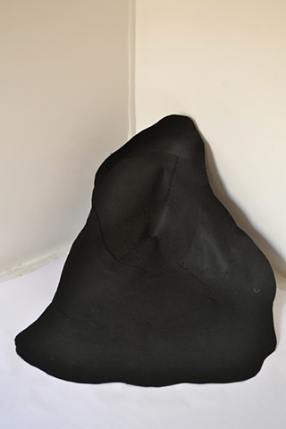 sinkhole, felt, soft sculpture, swallowed, theater