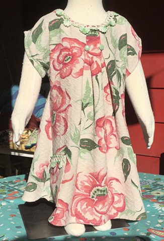 Wild Roses Waffle Weave