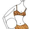 J Crew Retro dot bathing suit