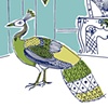 Close up of Mural created for Style at Home Booth