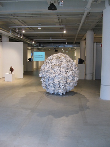 Untitled (installation shot at SAIC graduate thesis show)