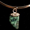036 Turquois and Gold  Pendant