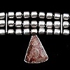 039 Fossil Coral and Sterling Choker