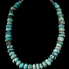 001 Antique Turquoise Bead Necklace