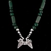002 Jade Necklace with Sterling