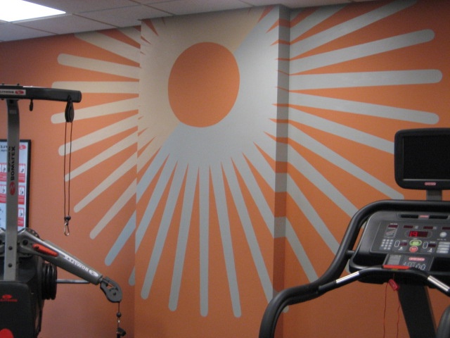 Nine North St Louis workout room.