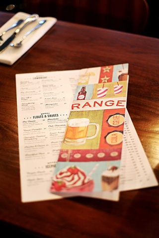 Range signage. Award winning graphic design by Katy Fischer of Toky Designs.