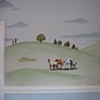 Horse landscape bedroom.