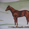 Horse bedroom detail.