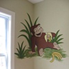 Curious George bedroom corner.