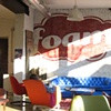 Foam Cafe wall mural.