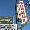 Goeke's Produce sign painting.