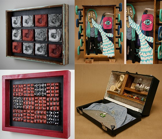 KCSF 111 - 3-D Design
Project 3 / Repetitive Tiles
Project 4 / Shadow Box