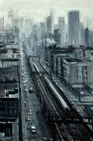 Train Tracks In The City