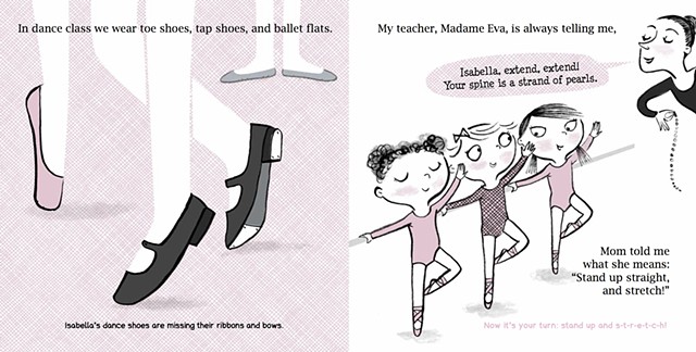 Isabella's Shoe Studio
duopress
written and illustrated by Violet Lemay
designed by Charla Pettingill