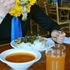 Yellow Mask: Having a Nice lunch