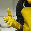 Yellow Mask: Free Service
Washing dishes


