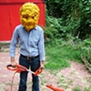 Yellow Mask: Free Service
Weed wacking - Before 
(Sunset Park, Brooklyn, NYC)