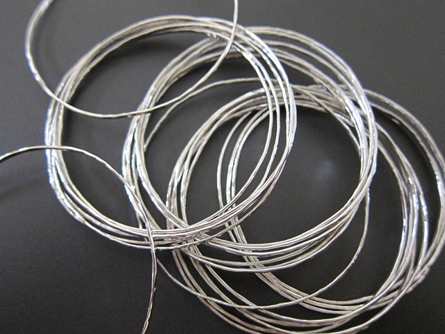 sterling, sterling silver, argentium, elements, hammered, bangles
