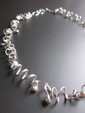 sterling, sterling silver, argentium, elements, curlicue