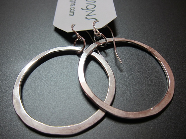 sterling, sterling silver, argentium, elements, circle, okay, hoop
