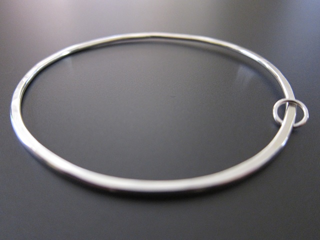 sterling, sterling silver, argentium, elements, circle, okay, hoop, bangle