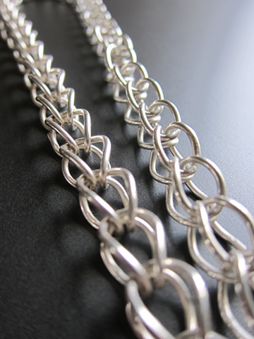 sterling, sterling silver, argentium, elements, foxtail, fox chain