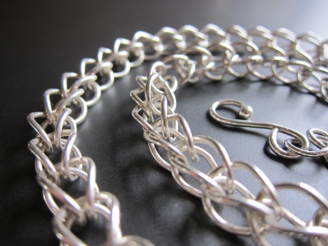sterling, sterling silver, argentium, elements, foxtail, fox chain